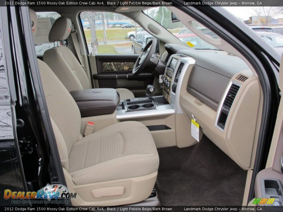 Light Pebble Beige/Bark Brown Interior - 2012 Dodge Ram 1500 Mossy Oak Edition Crew Cab 4x4 Photo #10