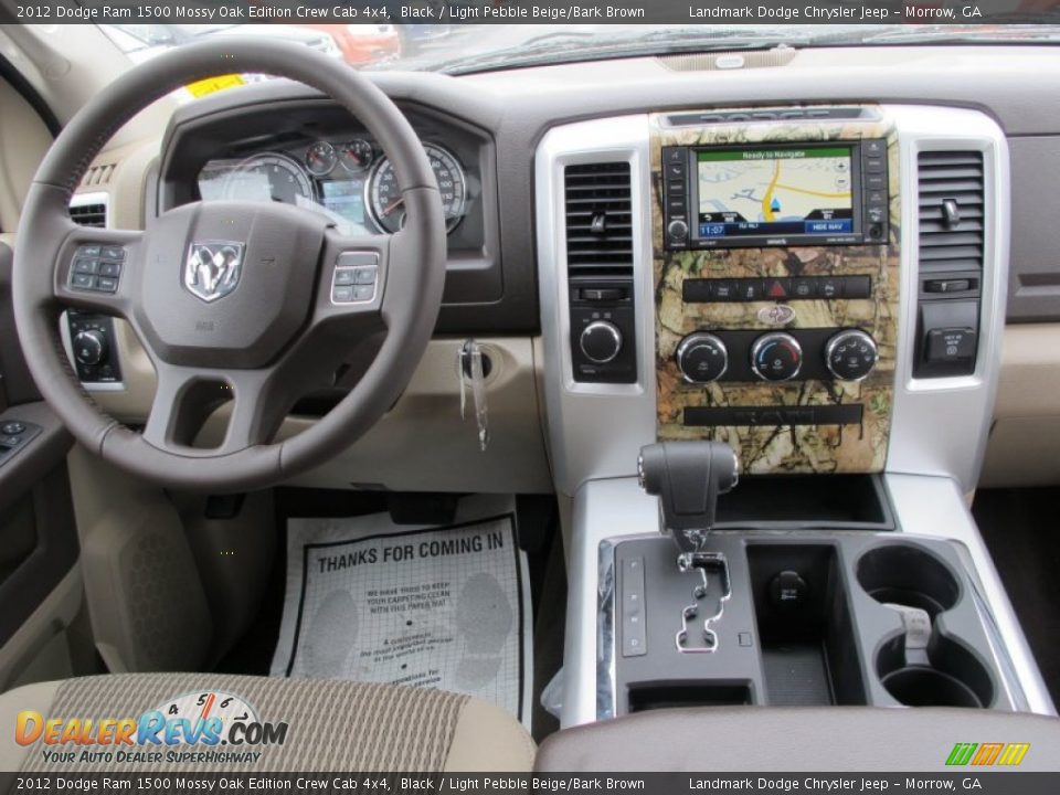 Dashboard of 2012 Dodge Ram 1500 Mossy Oak Edition Crew Cab 4x4 Photo #11