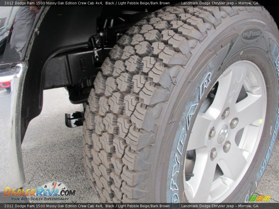 2012 Dodge Ram 1500 Mossy Oak Edition Crew Cab 4x4 Black / Light Pebble Beige/Bark Brown Photo #13
