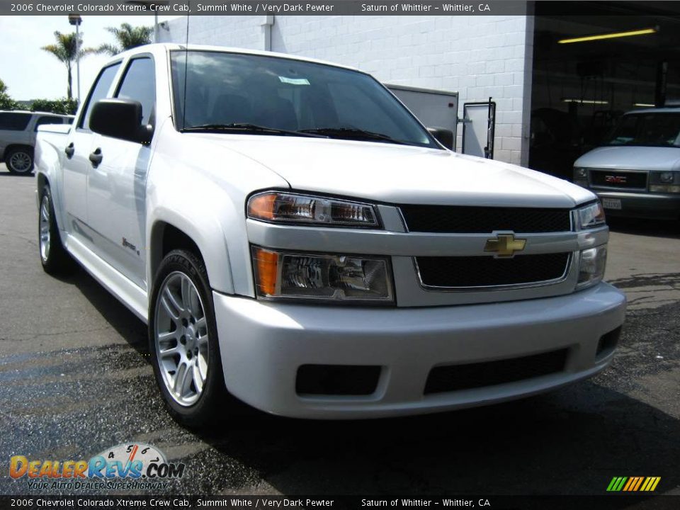 2006 Chevrolet Colorado Xtreme Crew Cab Summit White / Very Dark Pewter Photo #1