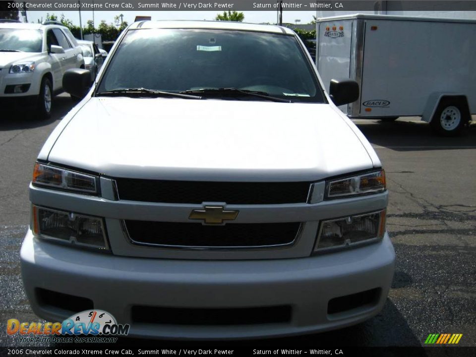 2006 Chevrolet Colorado Xtreme Crew Cab Summit White / Very Dark Pewter Photo #2