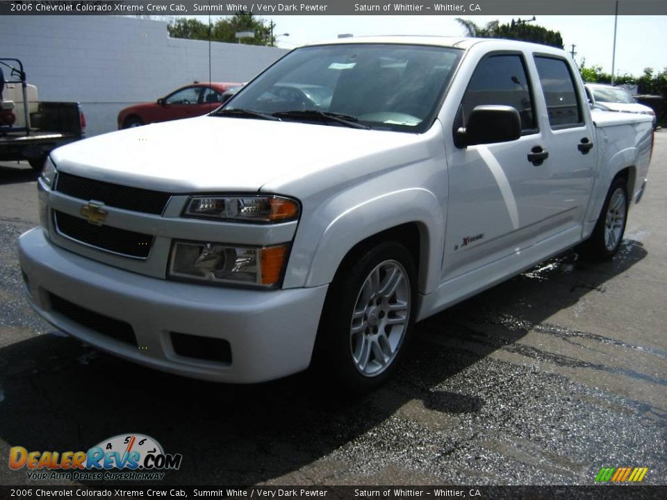 2006 Chevrolet Colorado Xtreme Crew Cab Summit White / Very Dark Pewter Photo #3