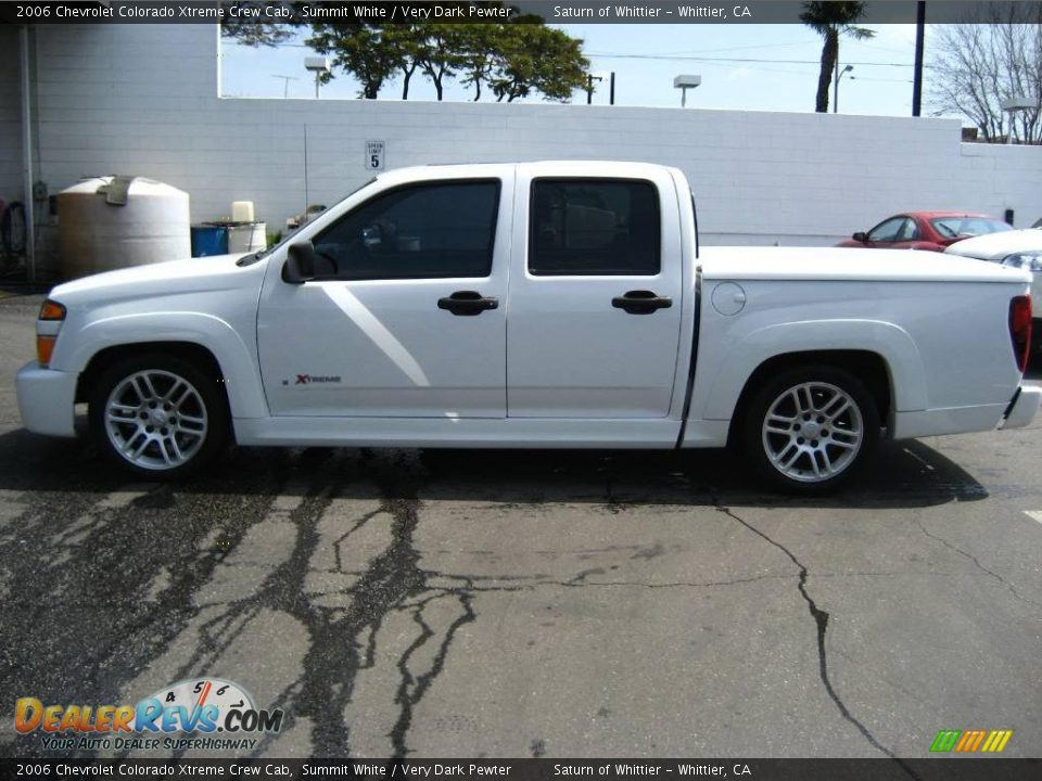 2006 Chevrolet Colorado Xtreme Crew Cab Summit White / Very Dark Pewter Photo #4