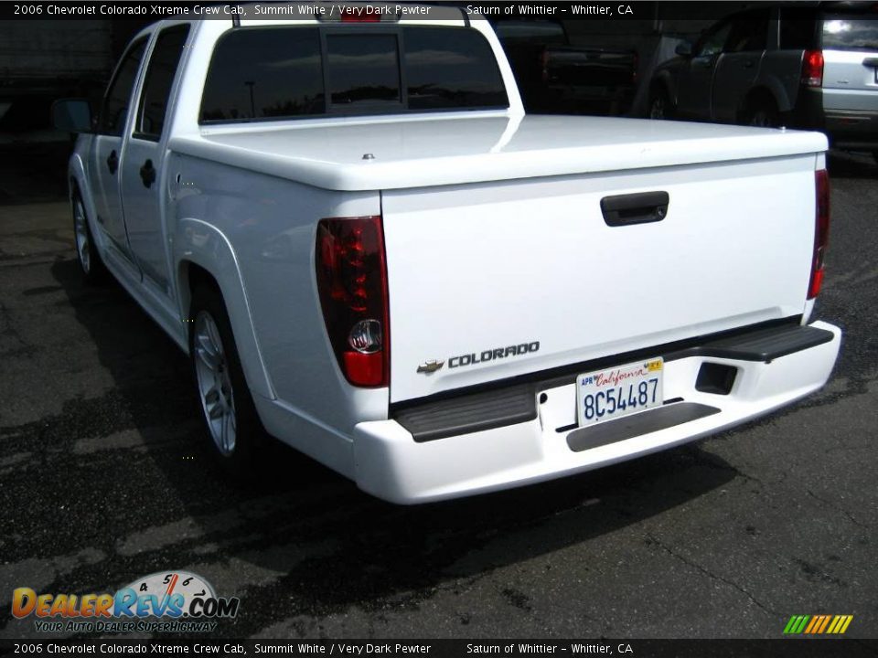 2006 Chevrolet Colorado Xtreme Crew Cab Summit White / Very Dark Pewter Photo #5