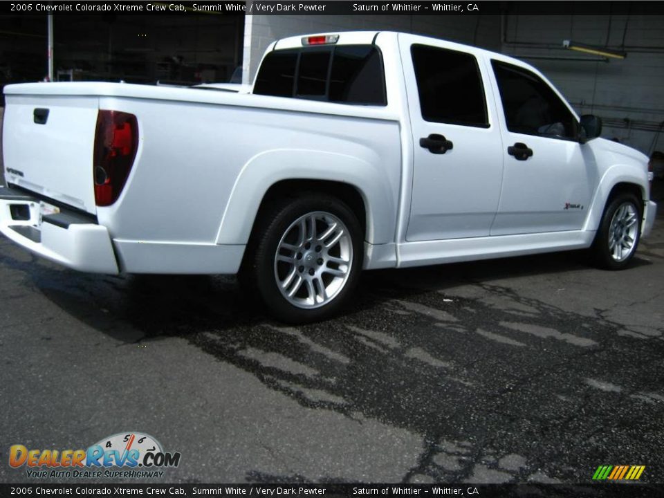 2006 Chevrolet Colorado Xtreme Crew Cab Summit White / Very Dark Pewter Photo #7