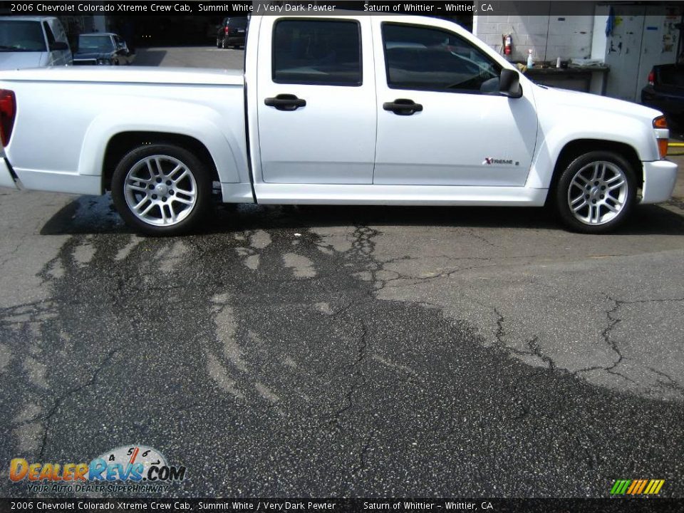 2006 Chevrolet Colorado Xtreme Crew Cab Summit White / Very Dark Pewter Photo #8