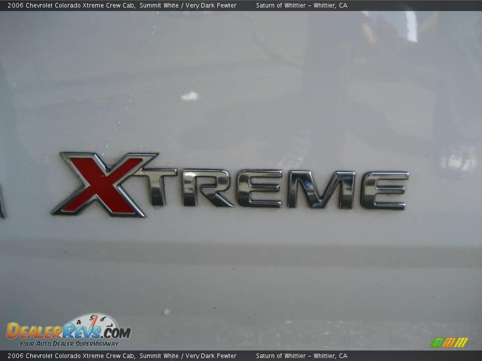 2006 Chevrolet Colorado Xtreme Crew Cab Summit White / Very Dark Pewter Photo #12