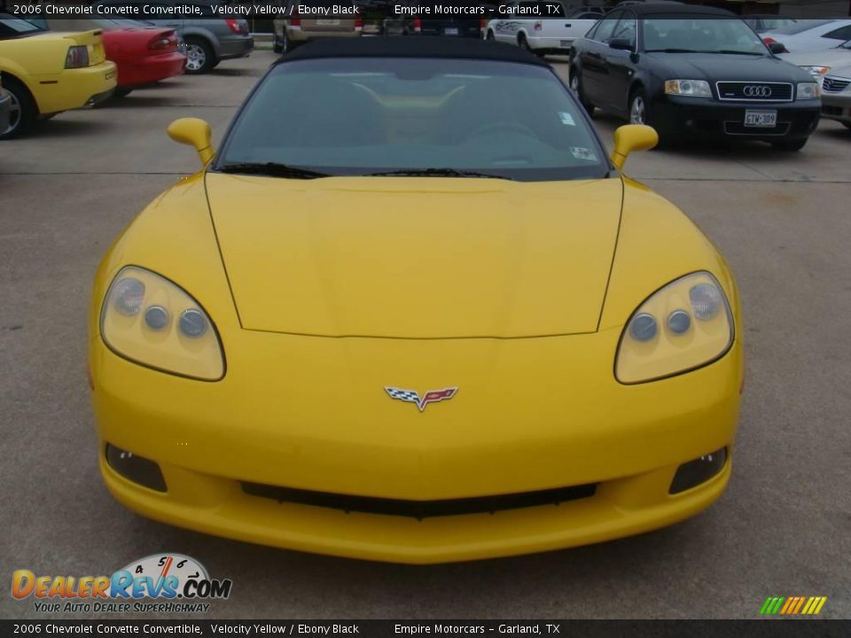 2006 Chevrolet Corvette Convertible Velocity Yellow / Ebony Black Photo #2