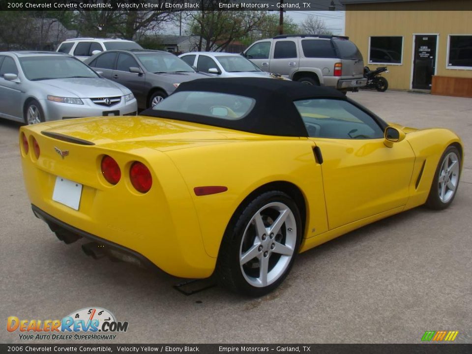 2006 Chevrolet Corvette Convertible Velocity Yellow / Ebony Black Photo #4