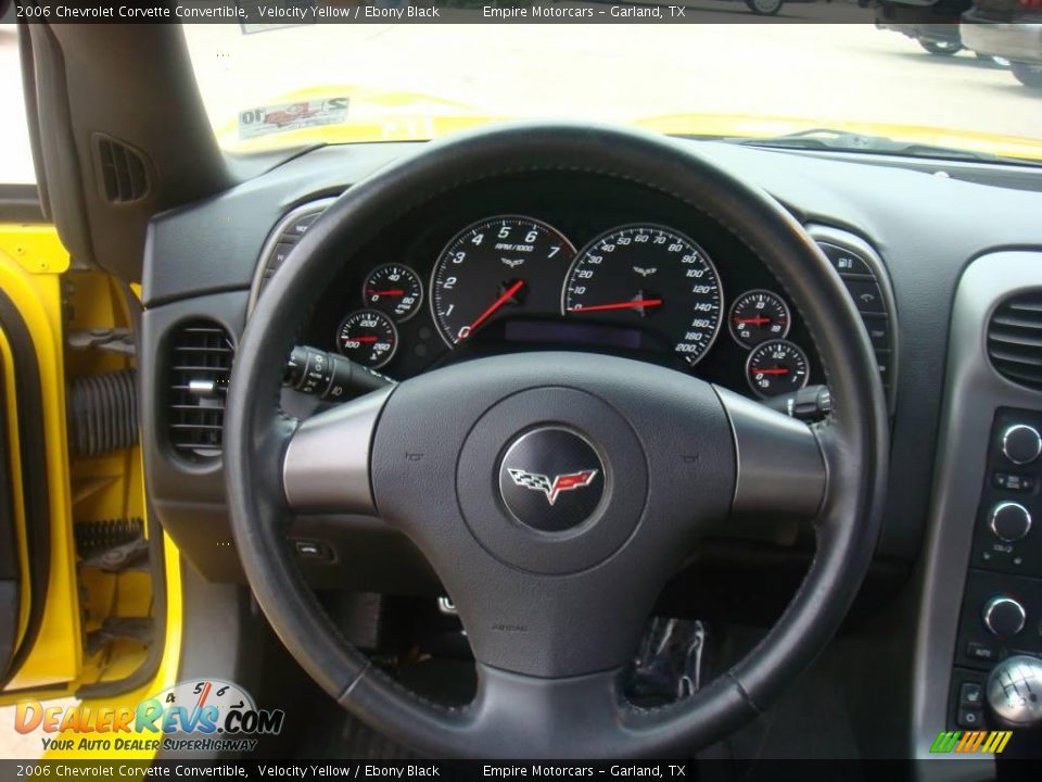 2006 Chevrolet Corvette Convertible Velocity Yellow / Ebony Black Photo #9