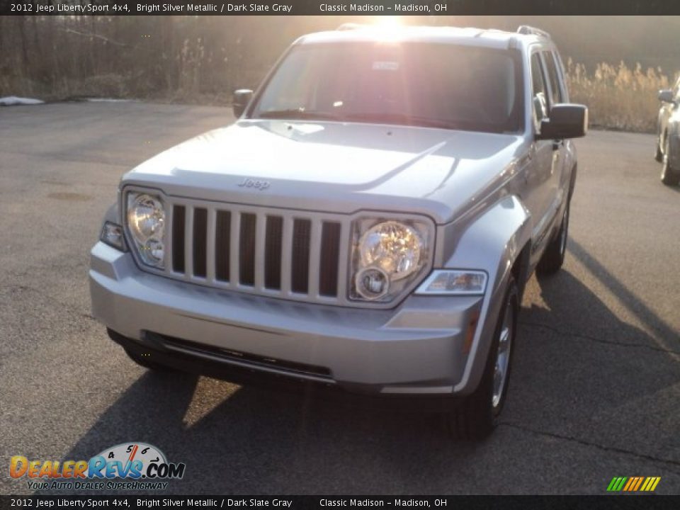 2012 Jeep Liberty Sport 4x4 Bright Silver Metallic / Dark Slate Gray Photo #1