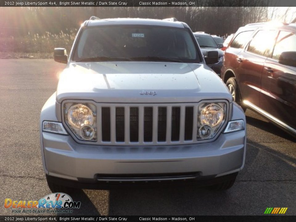 2012 Jeep Liberty Sport 4x4 Bright Silver Metallic / Dark Slate Gray Photo #2