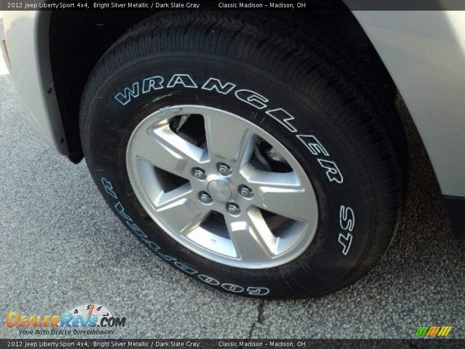 2012 Jeep Liberty Sport 4x4 Bright Silver Metallic / Dark Slate Gray Photo #5