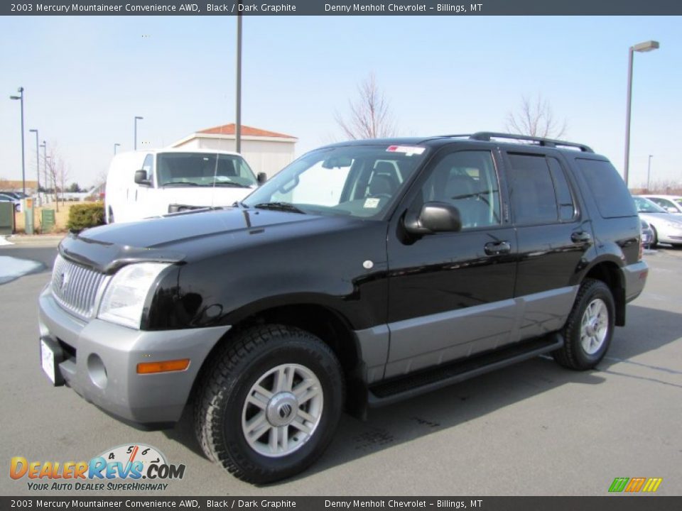 2003 Mercury Mountaineer Convenience AWD Black / Dark Graphite Photo #3