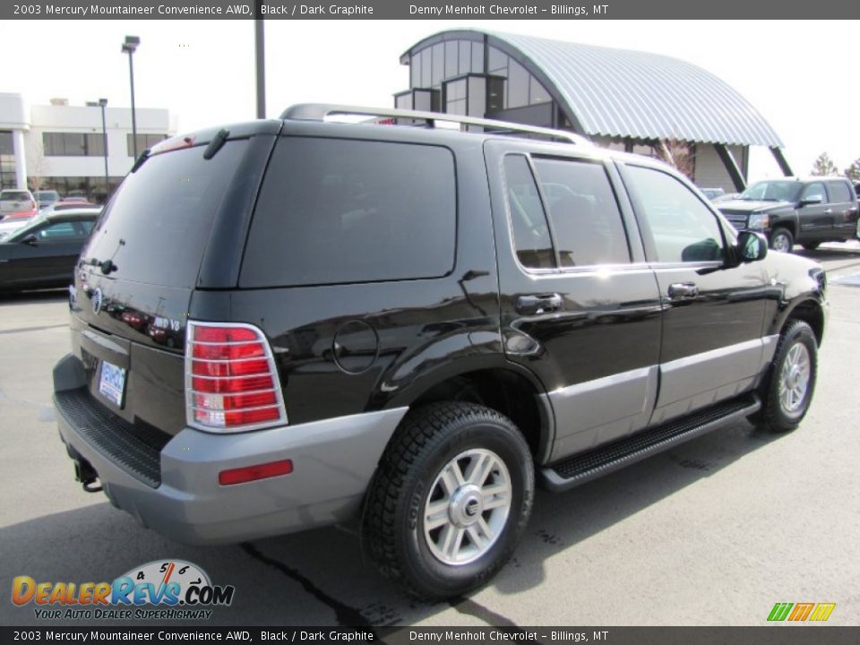 2003 Mercury Mountaineer Convenience AWD Black / Dark Graphite Photo #7