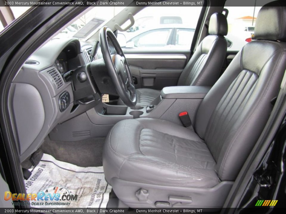 2003 Mercury Mountaineer Convenience AWD Black / Dark Graphite Photo #8