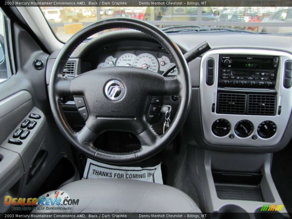 2003 Mercury Mountaineer Convenience AWD Black / Dark Graphite Photo #9