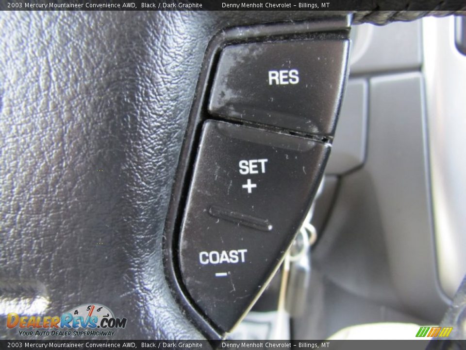 2003 Mercury Mountaineer Convenience AWD Black / Dark Graphite Photo #12
