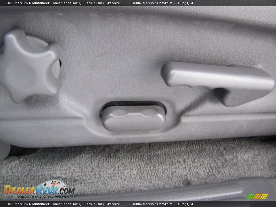 2003 Mercury Mountaineer Convenience AWD Black / Dark Graphite Photo #13