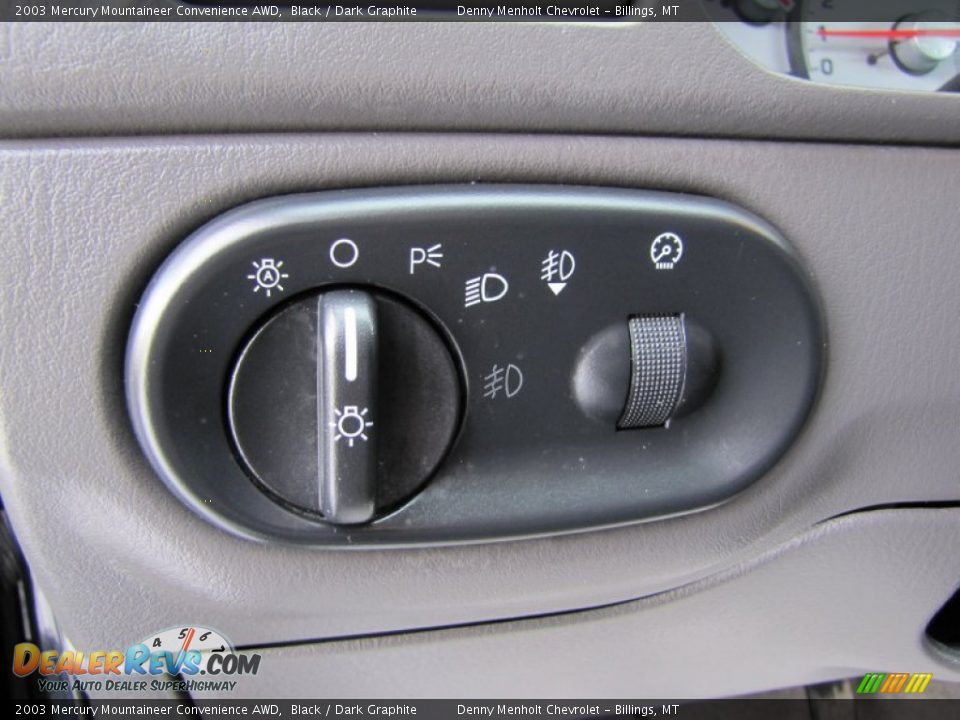 2003 Mercury Mountaineer Convenience AWD Black / Dark Graphite Photo #15
