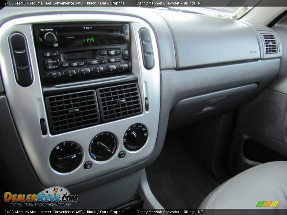 2003 Mercury Mountaineer Convenience AWD Black / Dark Graphite Photo #16