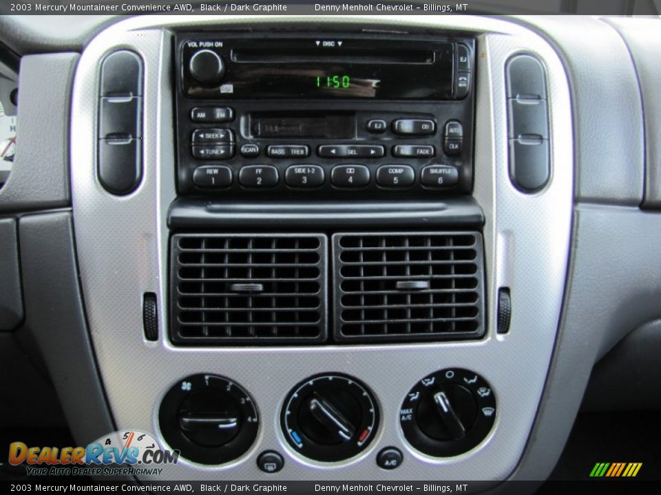 2003 Mercury Mountaineer Convenience AWD Black / Dark Graphite Photo #17