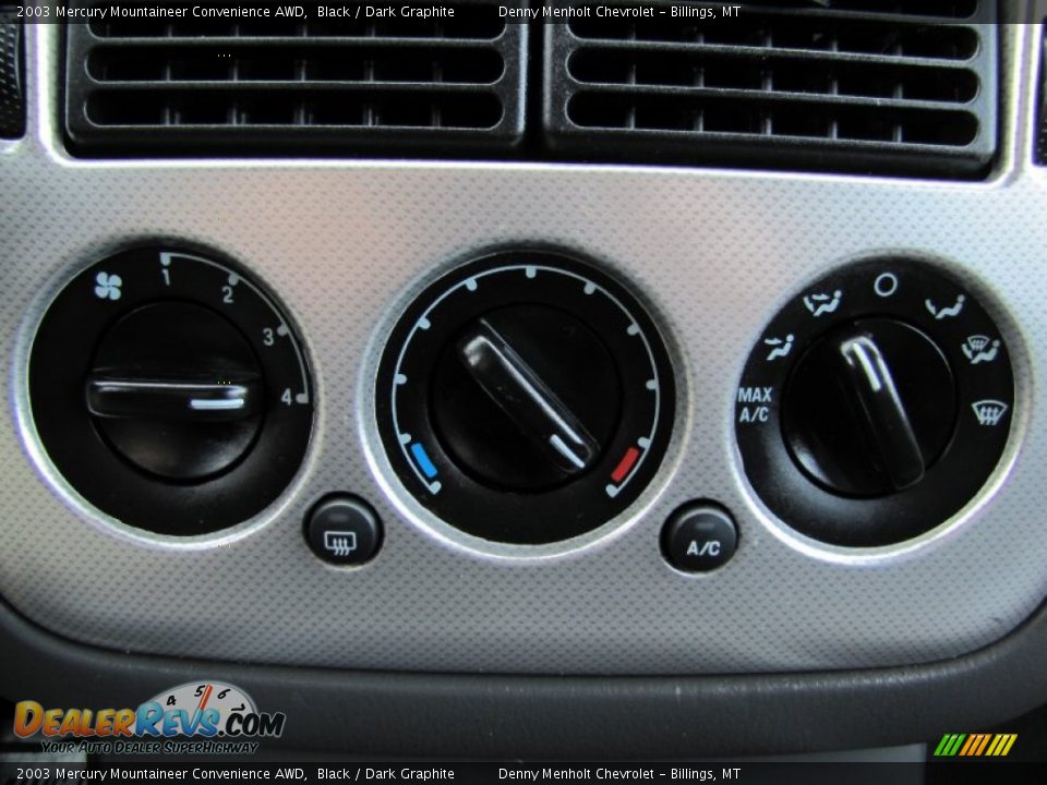 2003 Mercury Mountaineer Convenience AWD Black / Dark Graphite Photo #19