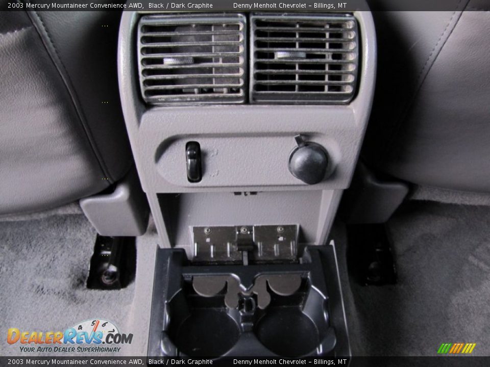 2003 Mercury Mountaineer Convenience AWD Black / Dark Graphite Photo #22