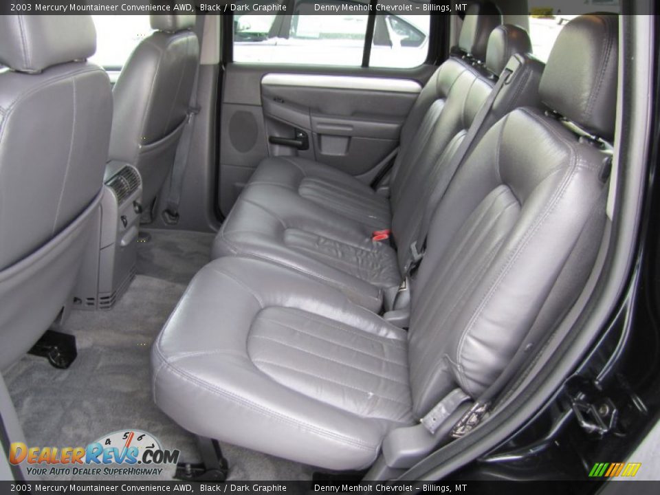 2003 Mercury Mountaineer Convenience AWD Black / Dark Graphite Photo #23