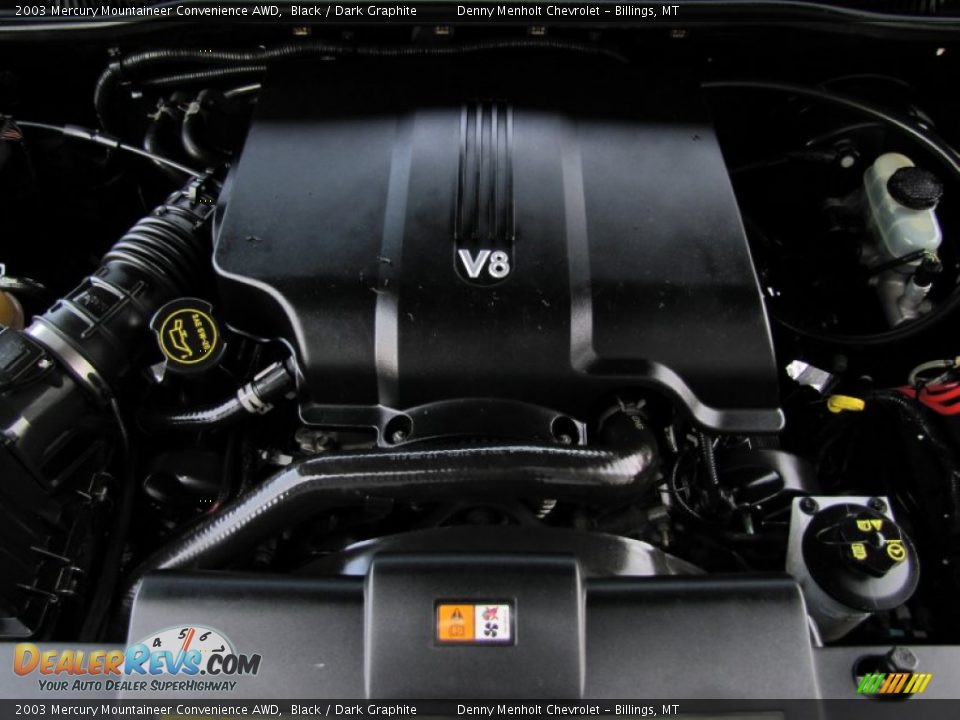2003 Mercury Mountaineer Convenience AWD Black / Dark Graphite Photo #30