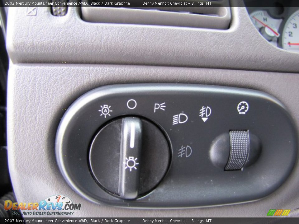 2003 Mercury Mountaineer Convenience AWD Black / Dark Graphite Photo #32
