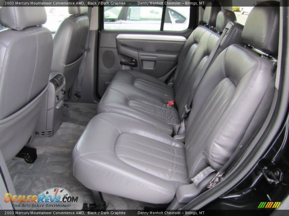 2003 Mercury Mountaineer Convenience AWD Black / Dark Graphite Photo #33