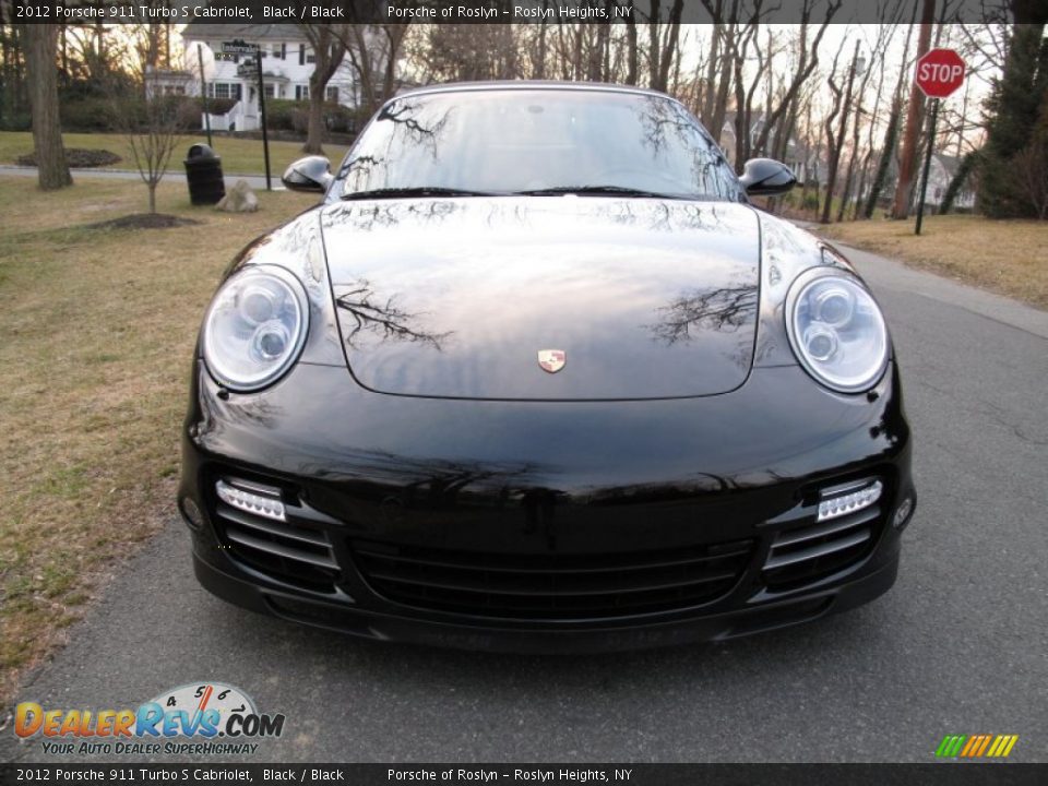 2012 Porsche 911 Turbo S Cabriolet Black / Black Photo #2