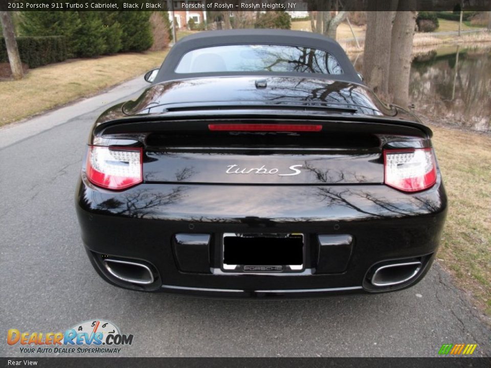 Rear View - 2012 Porsche 911