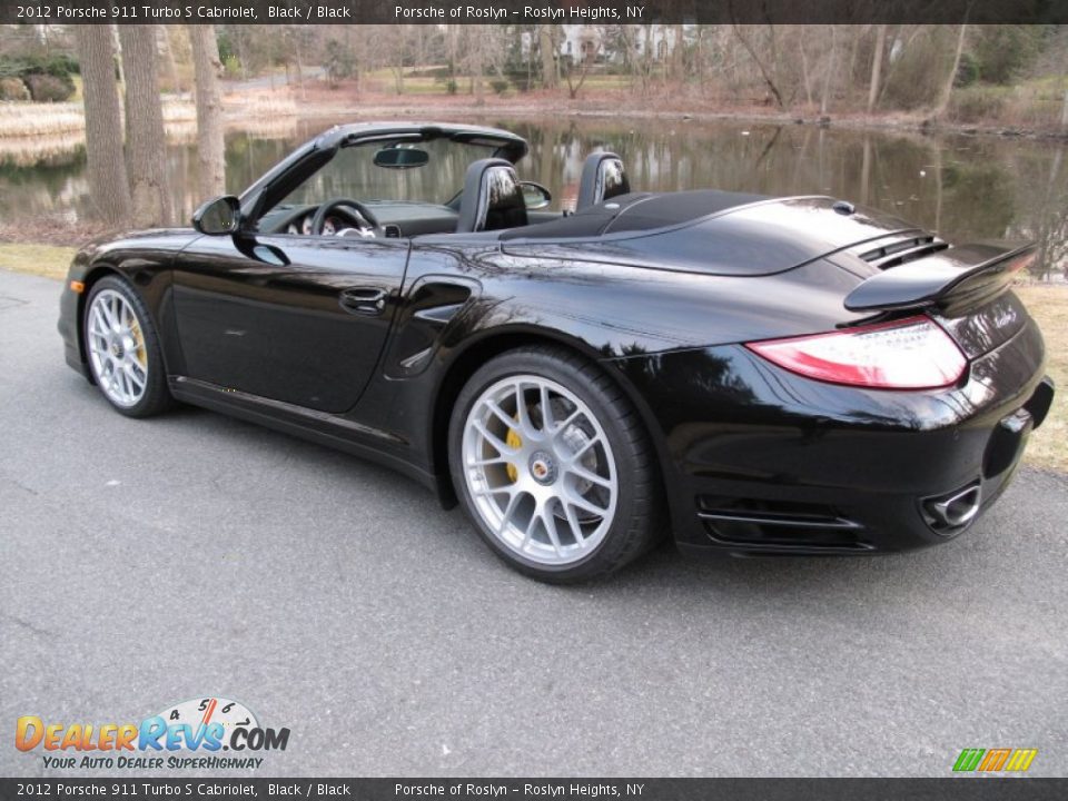 Black 2012 Porsche 911 Turbo S Cabriolet Photo #9