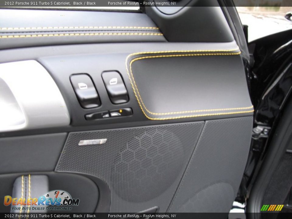 2012 Porsche 911 Turbo S Cabriolet Black / Black Photo #14
