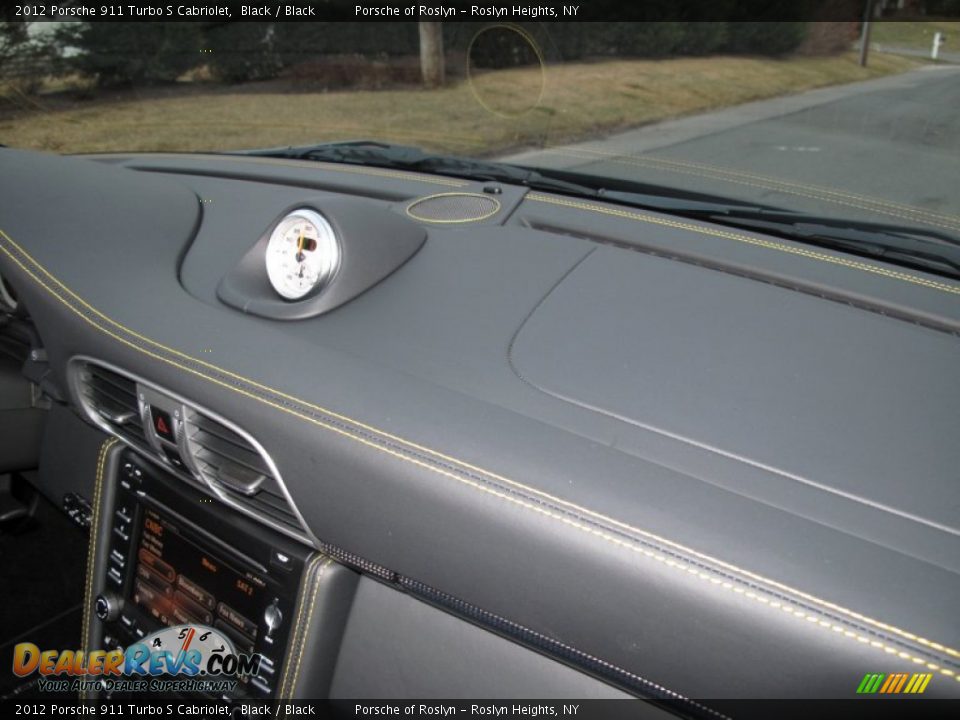 2012 Porsche 911 Turbo S Cabriolet Black / Black Photo #19