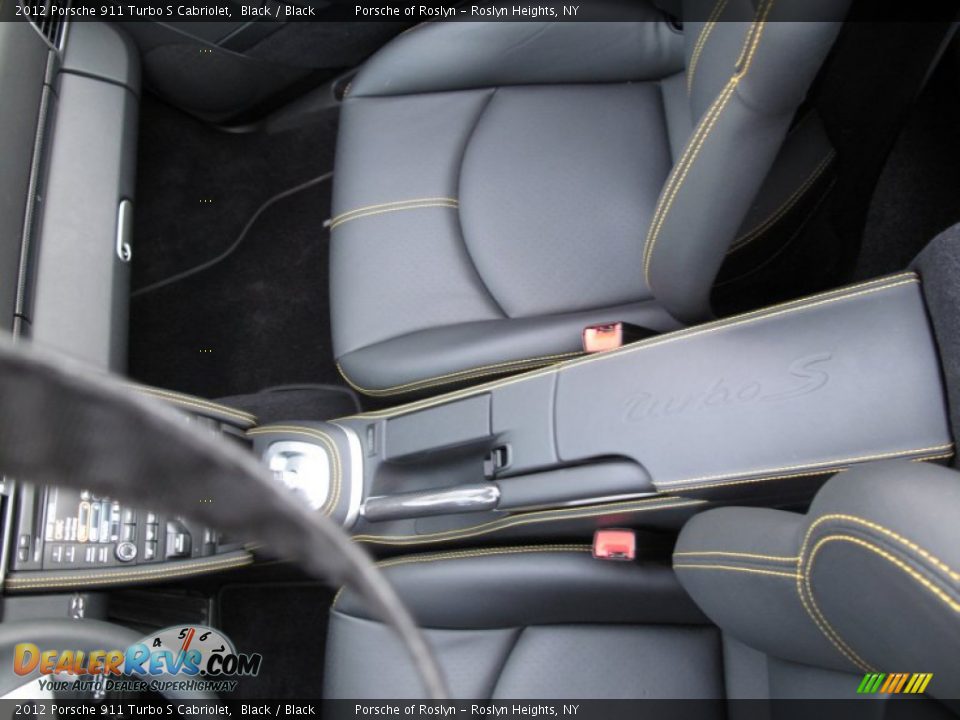 2012 Porsche 911 Turbo S Cabriolet Black / Black Photo #20