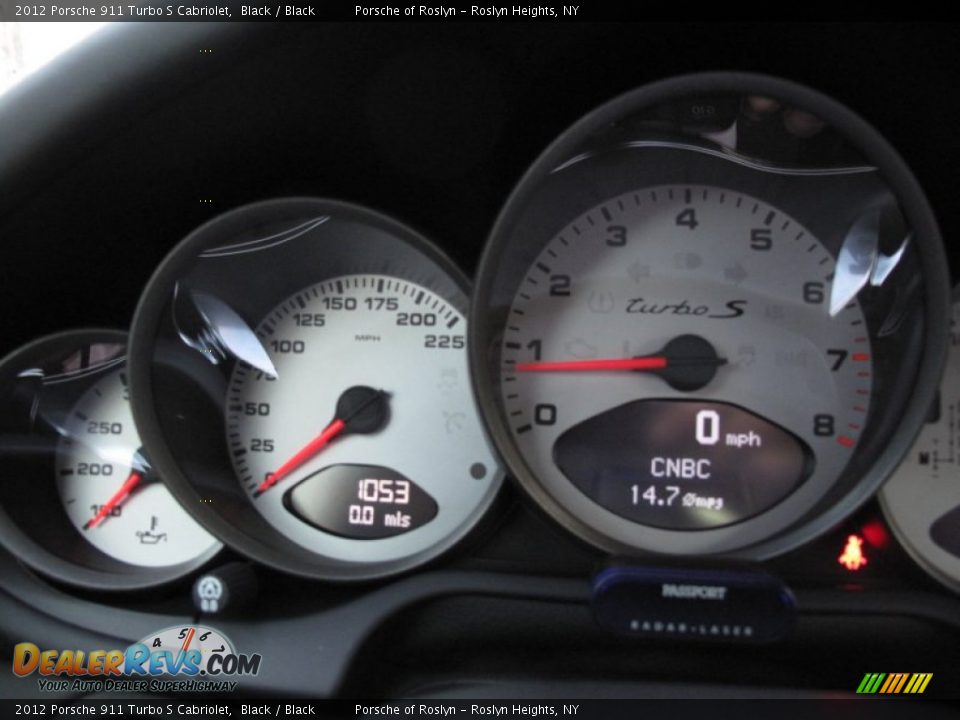 2012 Porsche 911 Turbo S Cabriolet Black / Black Photo #25