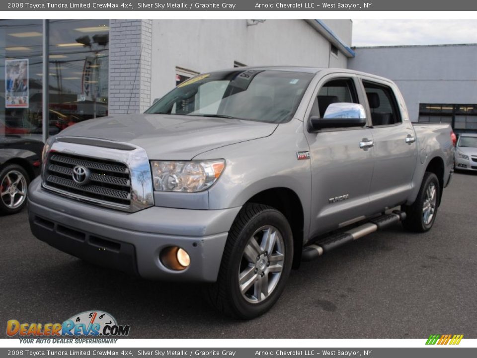 2008 Toyota Tundra Limited CrewMax 4x4 Silver Sky Metallic / Graphite Gray Photo #1