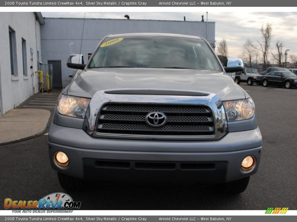 2008 Toyota Tundra Limited CrewMax 4x4 Silver Sky Metallic / Graphite Gray Photo #2