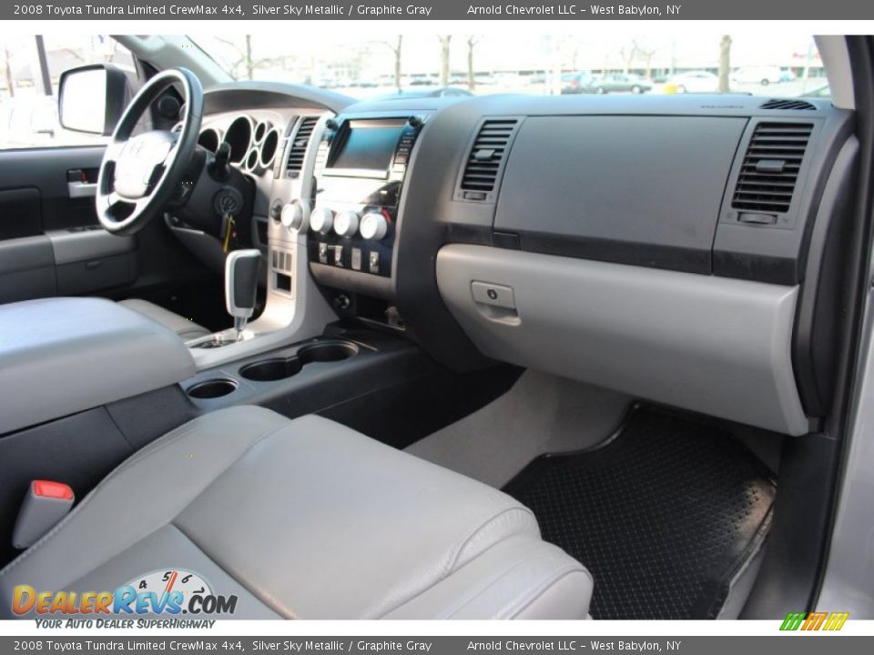 2008 Toyota Tundra Limited CrewMax 4x4 Silver Sky Metallic / Graphite Gray Photo #9