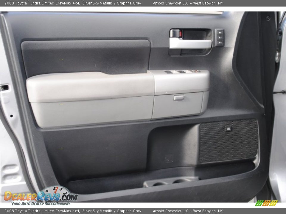 2008 Toyota Tundra Limited CrewMax 4x4 Silver Sky Metallic / Graphite Gray Photo #11