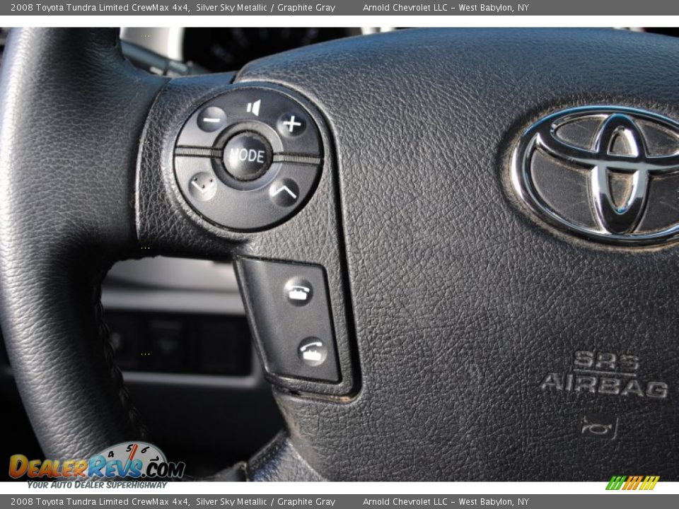 2008 Toyota Tundra Limited CrewMax 4x4 Silver Sky Metallic / Graphite Gray Photo #14