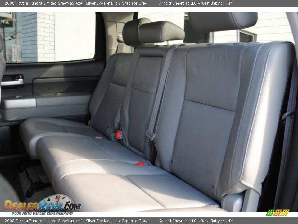 2008 Toyota Tundra Limited CrewMax 4x4 Silver Sky Metallic / Graphite Gray Photo #17