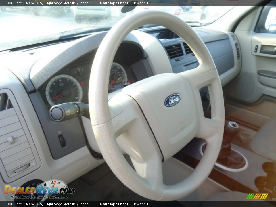 2008 Ford Escape XLS Steering Wheel Photo #14