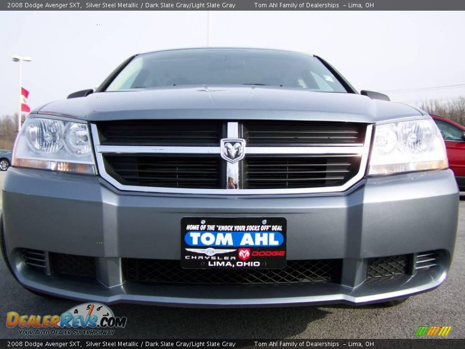 2008 Dodge Avenger SXT Silver Steel Metallic / Dark Slate Gray/Light Slate Gray Photo #3