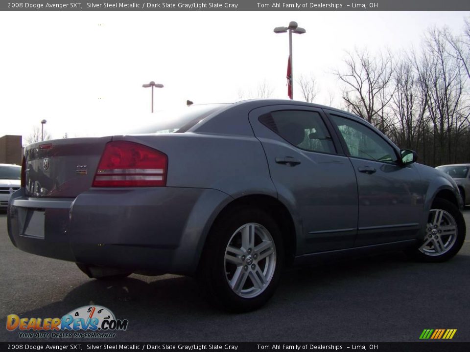 2008 Dodge Avenger SXT Silver Steel Metallic / Dark Slate Gray/Light Slate Gray Photo #4