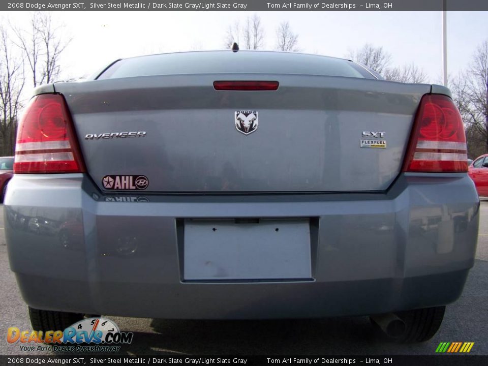 2008 Dodge Avenger SXT Silver Steel Metallic / Dark Slate Gray/Light Slate Gray Photo #5