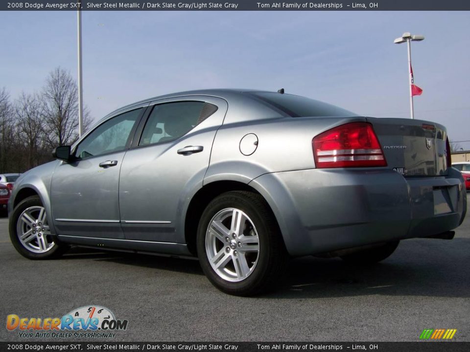 2008 Dodge Avenger SXT Silver Steel Metallic / Dark Slate Gray/Light Slate Gray Photo #6